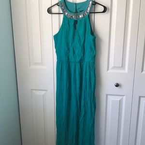 🛍last call! Boutique teal maxi dress